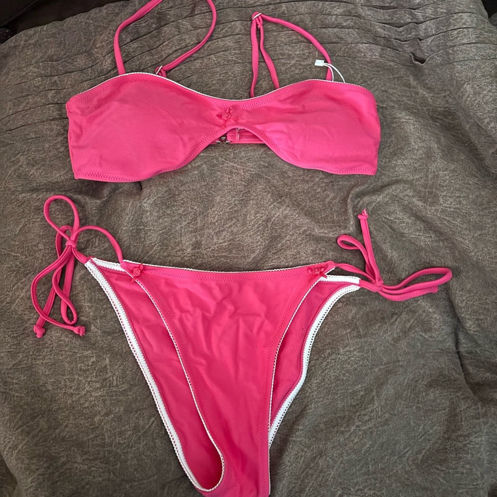 Pink Women's Swimwear Set